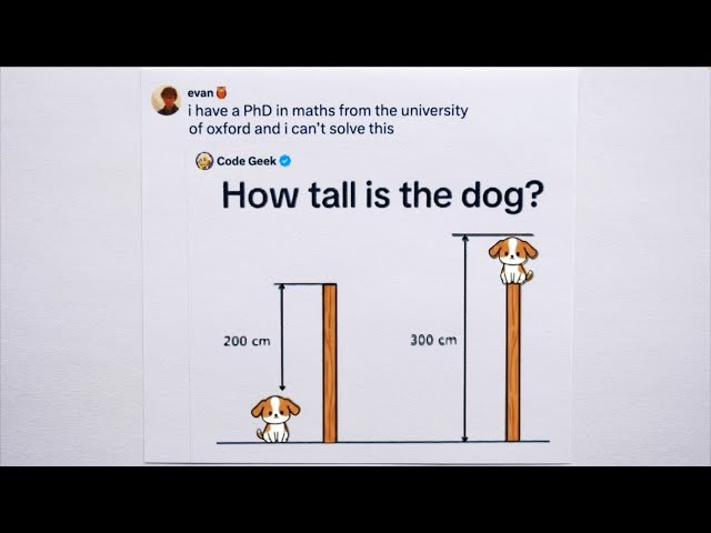 "i have a phd and i can't solve this"