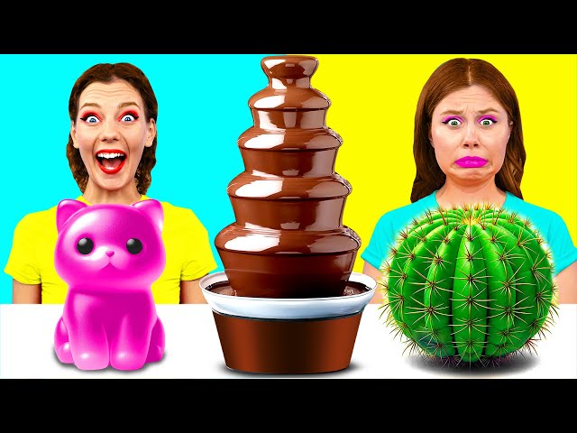 Chocolate Fountain Fondue Challenge | Epic Food Battle by Fun Teen