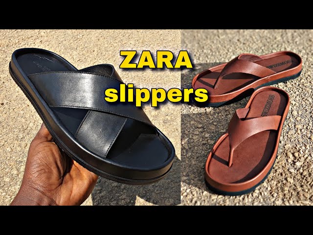 How to make Zara Cross Style Leather Slippers | Handmade Leather Sandals Tutorial (Step-by-Step)