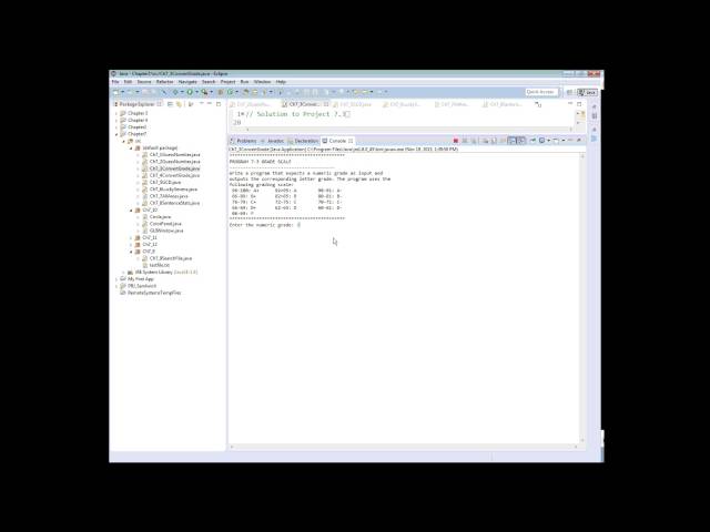 AP Computer Science: Java - Chapter 7 Program 7.3  Solution