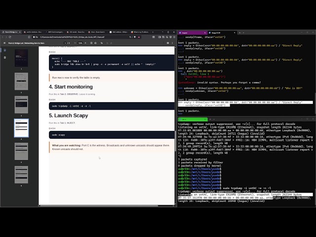 Layer 2 and mac addresses