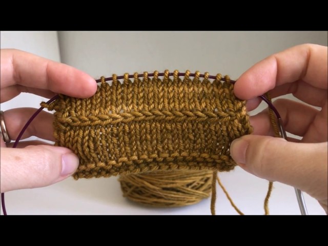 Knitting tutorial: How to work a Lateral, Vikkel or Latvian Braid