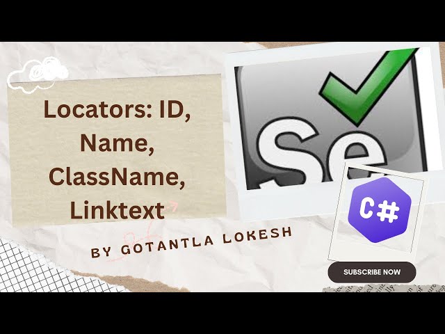[2024] Part 4: Locators in Selenium C#.net | #selenium #csharp