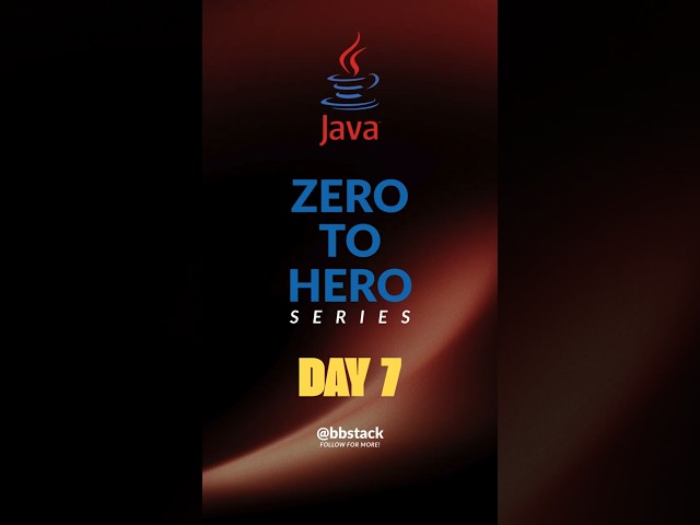 Java Zero → Hero 🚀 | Day 7 | Loop in Java