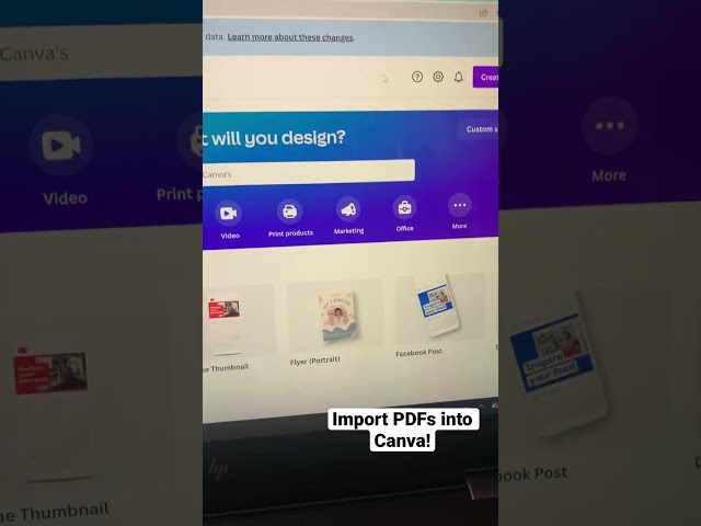 Import & Edit PDFs Using Canva | Tutorial