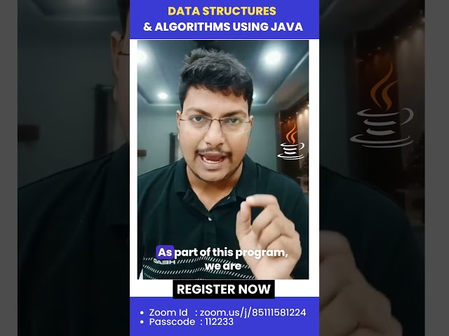 Master Data Structures & Algorithms in Java | Online Course by Ashok IT