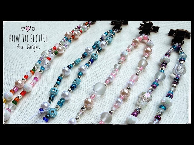 The Secrete To Securing Bead Dangles  - Tutorial - Journal Jewelry