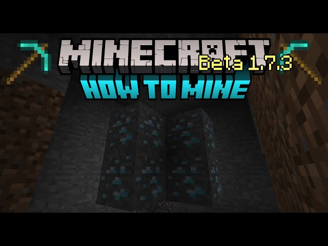 ✔ How to Mine Properly in Minecraft Beta 1.7.3