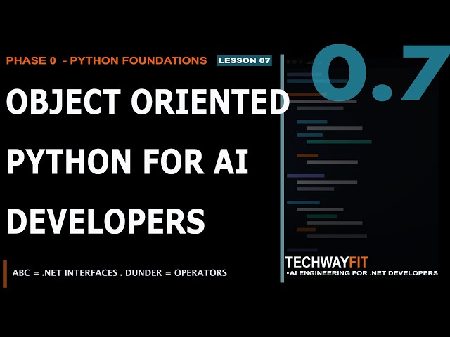 Stop Writing Spaghetti AI Code! Mastering Python OOP for Production