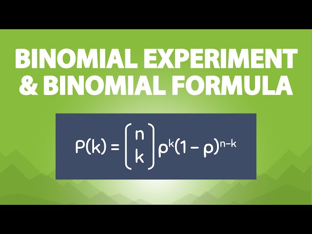 The Binomial Experiment and the Binomial Formula (6.5)