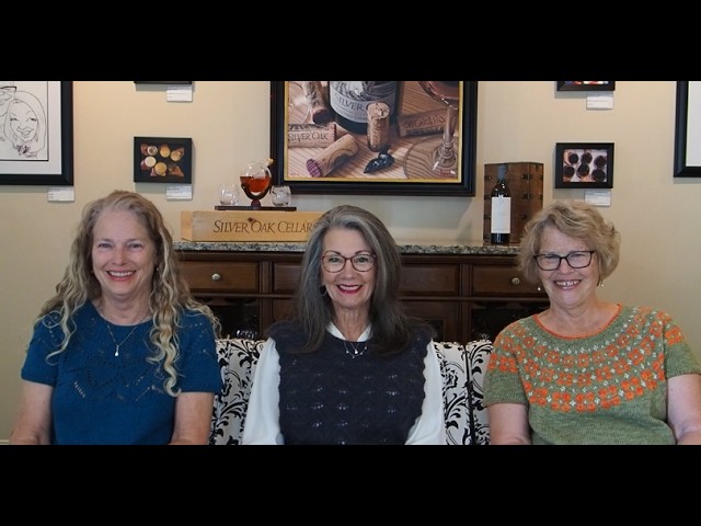 Wool and Wine - Episode 69  Today we will update you on our finished objects and some spring knits.