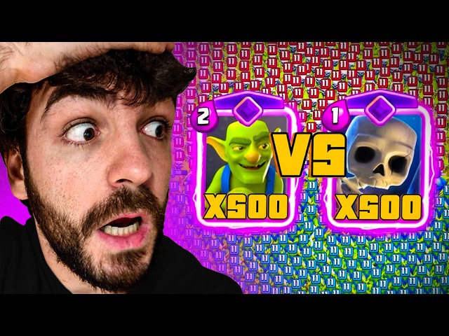 500 GOBLINS VS 500 SKELETONS!😂