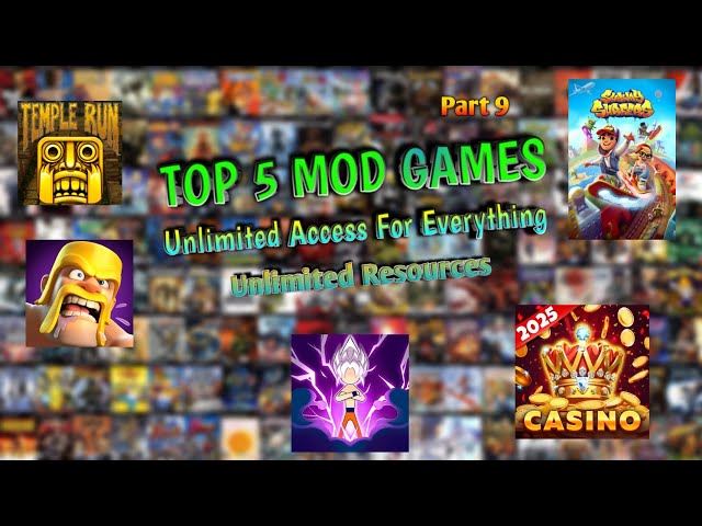 [MOD GAME] Best 5 Mod Apk Games For Android 2025| Super Mod Games | Part 9# Install And Enjoy