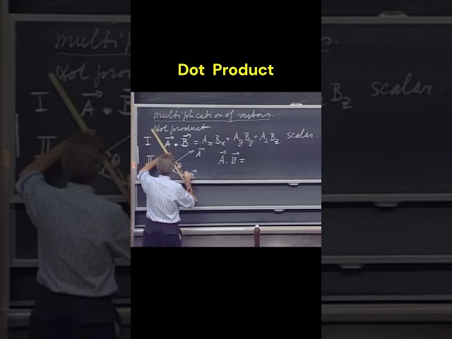 What is dot product?
