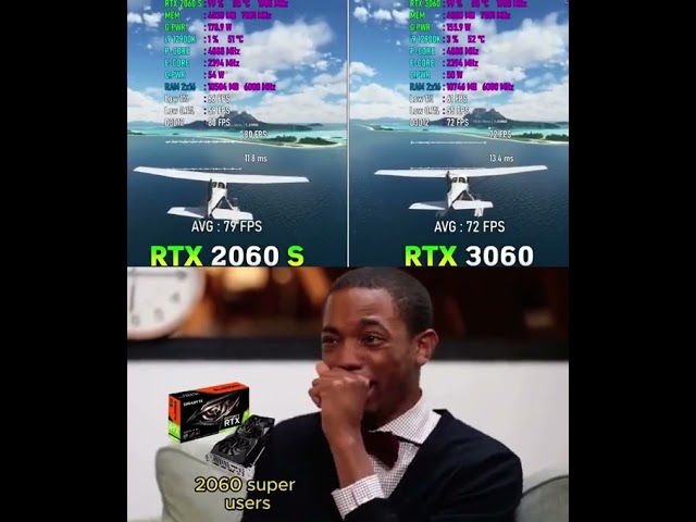 🎮 RTX 2060 SUPER vs RTX 3060 — The Ultimate Budget War 💥 #shorts
