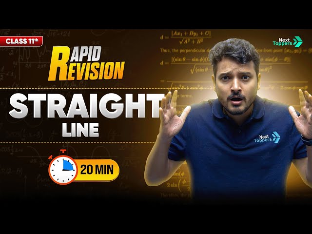 Straight Lines | CBSE Class 11th Maths | Full Chapter in 2️⃣0️⃣ Mins | Rapid Revision Series
