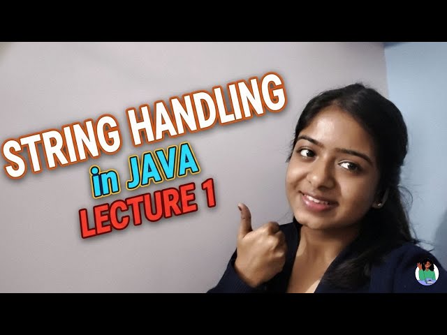 String Handling in Java | Lecture 1 | ICSE Class 10 Computer Applications 2026