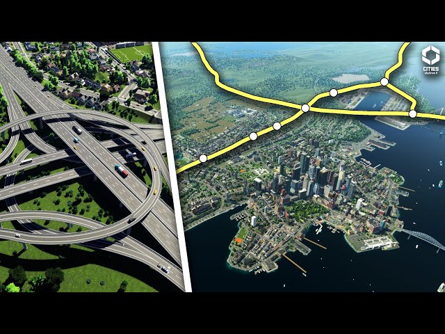 Building The Most Future Proof Highway System | Cities Skylines 2