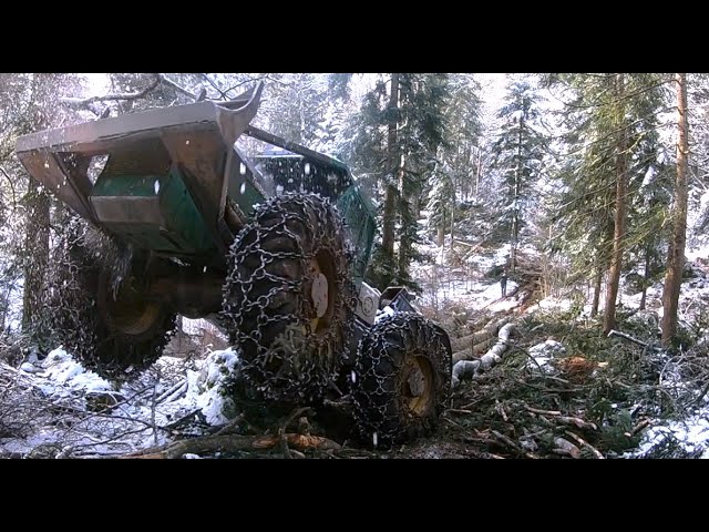 Timberjack 240C on the Limit | Skilled Skidder Operator