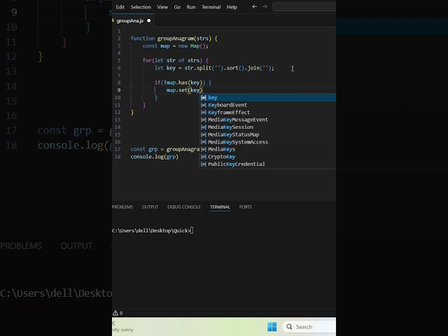 How to Group Anagrams problem in JavaScript #coding #codingtips #javascript #codingtips