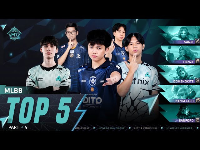 Top 5 Plays of MLBB Esports 🔥 | Part 4 🎮