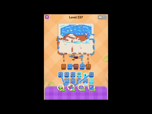 Colony Flow! Level 237 Solution Hard Level Walkthrough 