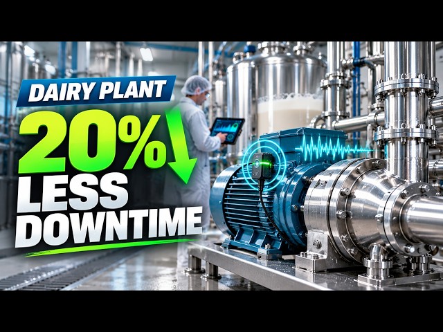 24-Hour Early Warnings: Predictive Maintenance for Dairy Plants