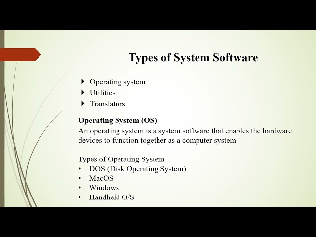 Types of Software