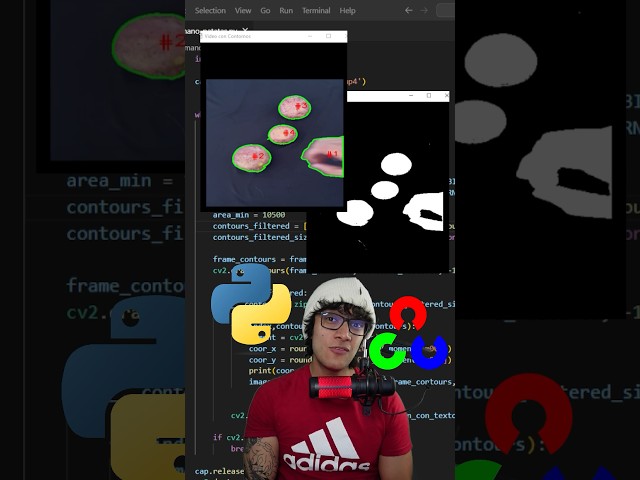 Tamaño de objetos con Python y opencv Parte I. #programacion #python #opencv #pythonprogramming
