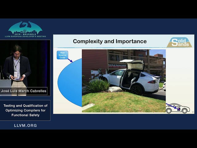 2019 EuroLLVM Developers’ Meeting: J. Cabrelles “Testing and Qualification of Optimizing Compiler..”