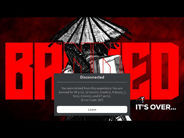 I got banned from project slayers