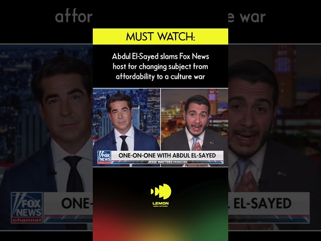 Abdul El-Sayed slams Fox News host for changing subject from affordability to a culture war