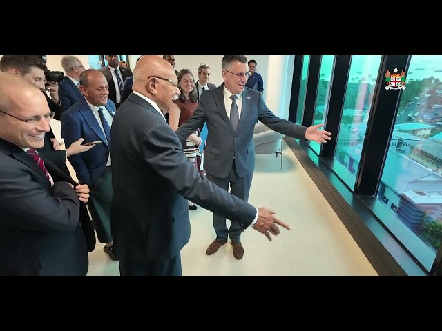 Prime Minister Hon. Sitiveni Rabuka officiates at the opening of the Embassy of the State of Israel