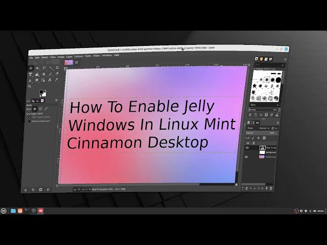 How To Enable Jelly Windows Effect - Linux Mint Cinnamon Desktop (2025)