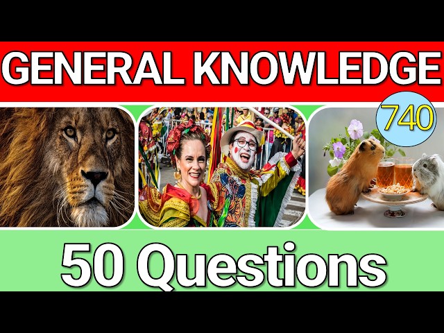 Educational General Knowledge Quiz Trivia 740 📚💡| Can You Answer All 50 Questions Correctly? 2026