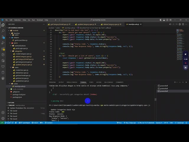 API Automation Testing Demo with Mocha, Chai, Supertest, and Mochawesome