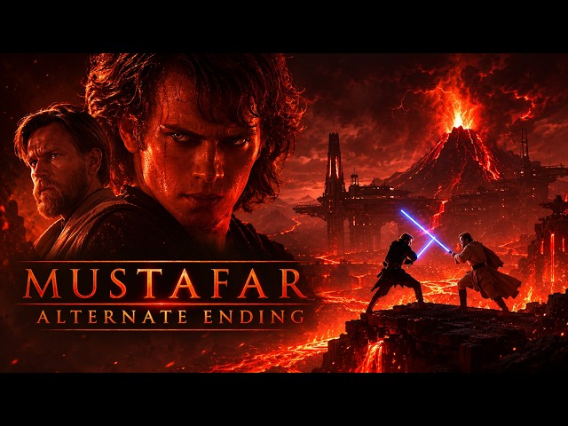 Revenge of the Sith Alternate Ending: Anakin Defeats Obi-Wan on Mustafar