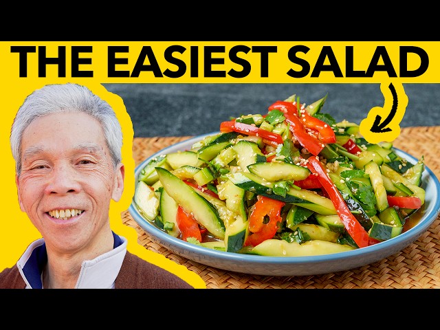 🥒 Smashed Cucumbers: Your new favorite salad! (拍黃瓜)