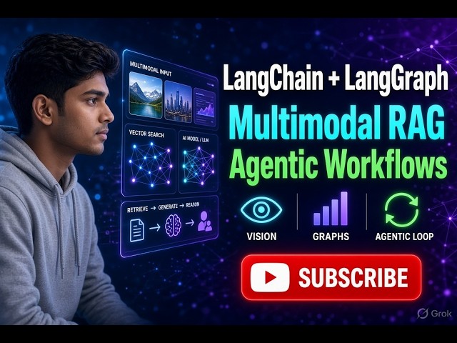 LangChain + LangGraph Crash Course | Multimodal RAG & Agentic Workflows Explained