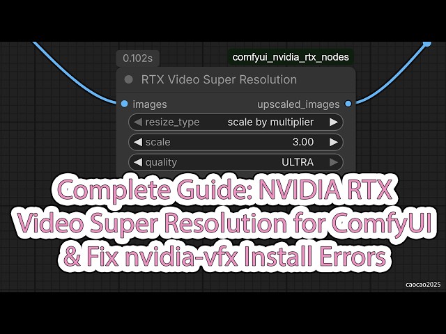 24% FASTER Video Upscaling! RTX VSR vs Lanczos in ComfyUI (RTX 4060 Ti Benchmark)