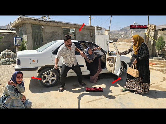 The husband forbade his second wife from traveling to the city with him and his first wife.