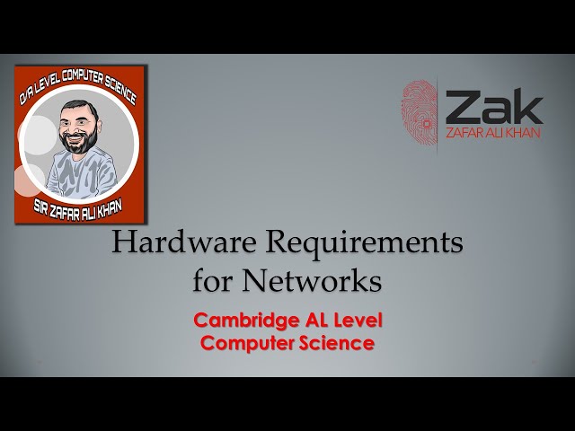 Hardware for Networks | A Level | By ZAK