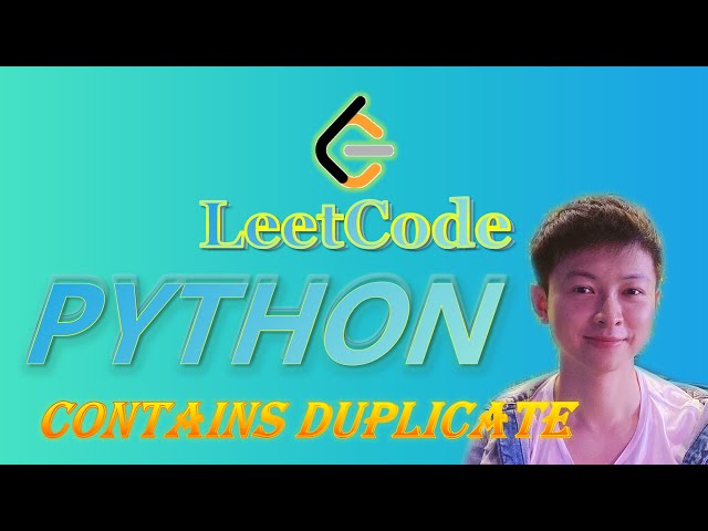 LeetCode Python Solutions: 217 Contains Duplicate #python #coding #datastructures #leetcode