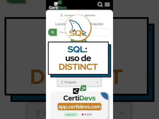 SQL DISTINCT para eliminar duplicados en consultas de base de datos con SELECT