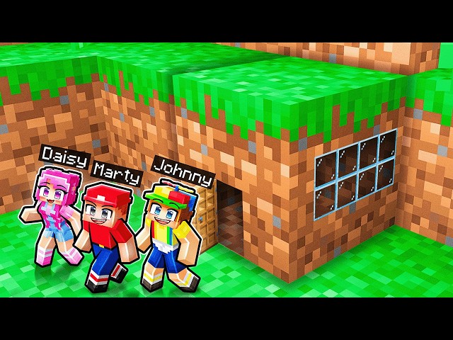 Johnny Survives 100 Days inside Block in Minecraft…