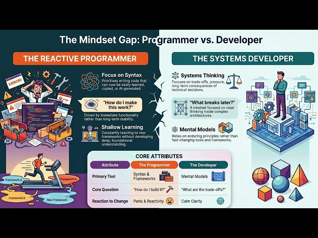 Beyond Syntax: The Architecture of the Developer Mindset