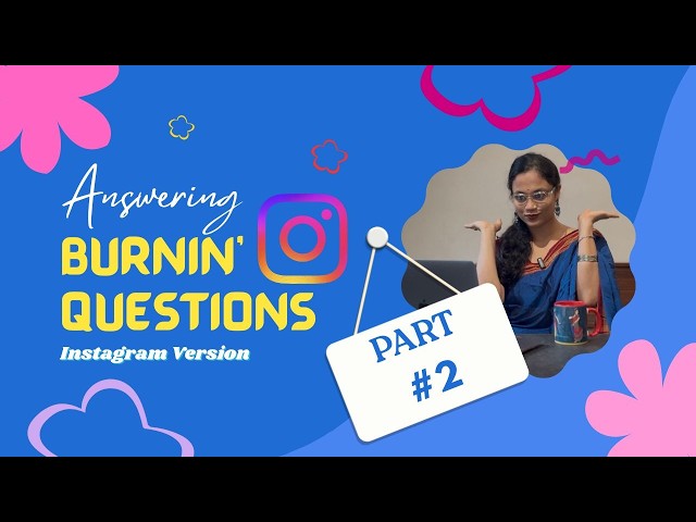 PEOPLE WANT TO KNOW | PART 2 | Answering Instagram's Burnin' Questions #contentcreator #youtube