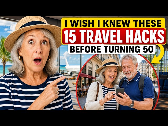 Most Travelers Over 50 Don't Know These 15 Travel Hacks