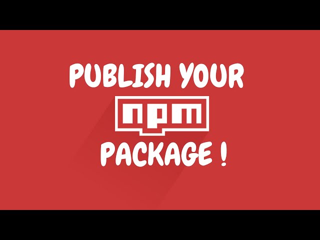 Publish your react-native component in NPM