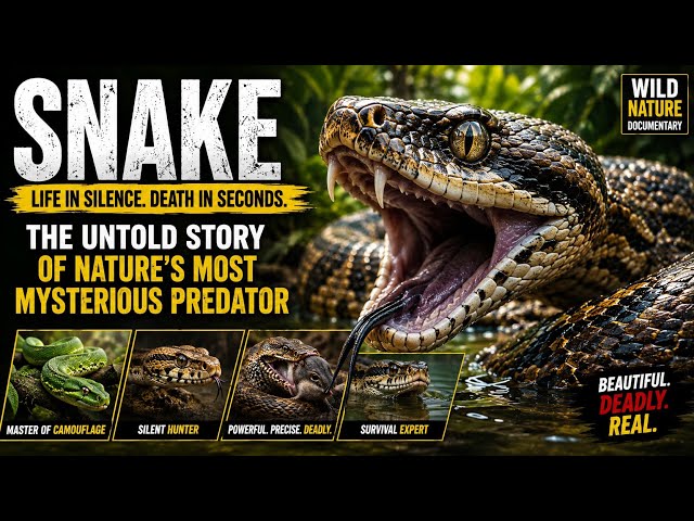 Snake — Nature’s Silent & Deadly Predator | @Wildpulse007 